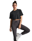 2XU Form Soft Jersey Crop Tee. Black