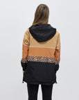 ALL ABOUT EVE-  Carter Spray Jacket.  Brown/ Black