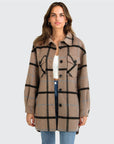 BELLE AND BLOOM - River’s Edge Plaid Shacket