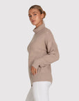 BELLE AND BLOOM The Academy Turtleneck Jumper - Oat