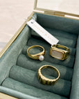 18K Gold Plated Daily Stacker Rings 3set