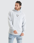 NENA AND PASADENA Eight Rank Dual Curved Hoodie Grey Marle