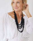 Timber Bead Necklace - Hanalei - Black