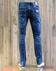 A K DEMIRE - Cheverton Detailed Jean.  Navy BLue