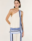 STAPLE THE LABEL - Stripe One Shoulder Top Amari Top