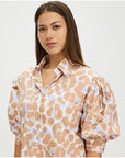 CARTEL AND WILLOW- Jaime Top.  Toffee Leopard.