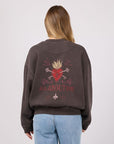 ALL ABOUT EVE - Aurora Box Crew - Washed Black