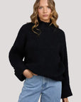 SILENT THEORY - Mable Knit Jumper - Black