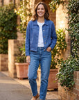 MAGLIA - Lux Abbie Trim Jacket - Denim