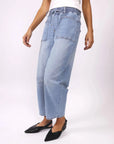 Monaco - Leo Barrel Jeans - Light Blue