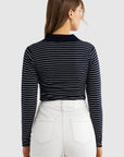ORTC - Kingston Knit Polo Top - Navy & White