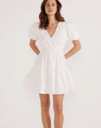 MINK PINK-  Neve Puff Sleeve Mini Dress