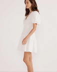 MINK PINK-  Neve Puff Sleeve Mini Dress