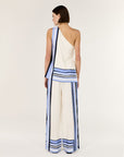 STAPLE THE LABEL - Stripe Relaxed Wide-Leg Low Rise Pants