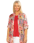 EQUINOX CLOTHING - Printed Overshirt - Pink