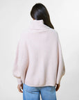 STELLA & GEMMA - Polo Neck Poncho Blush