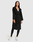 BELLE & BLOOM - Runaway Wool Blend Robe Coat