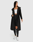 BELLE & BLOOM - Runaway Wool Blend Robe Coat