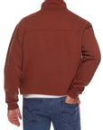 CITY CLUB-  STERLING ZIP KNIT  OVERSIZE FIT / BRICK