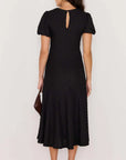 MINK PINK - Anais Drop Waist Midi Dress - BLACK