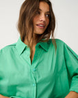 CARTEL & WILLOW - Cove Shirt - Emerald
