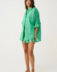 CARTEL & WILLOW - Cove Shirt - Emerald