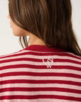 CARTEL & WILLOW - Harley Long Sleeve - Plum Stripe