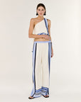 STAPLE THE LABEL - Stripe Relaxed Wide-Leg Low Rise Pants