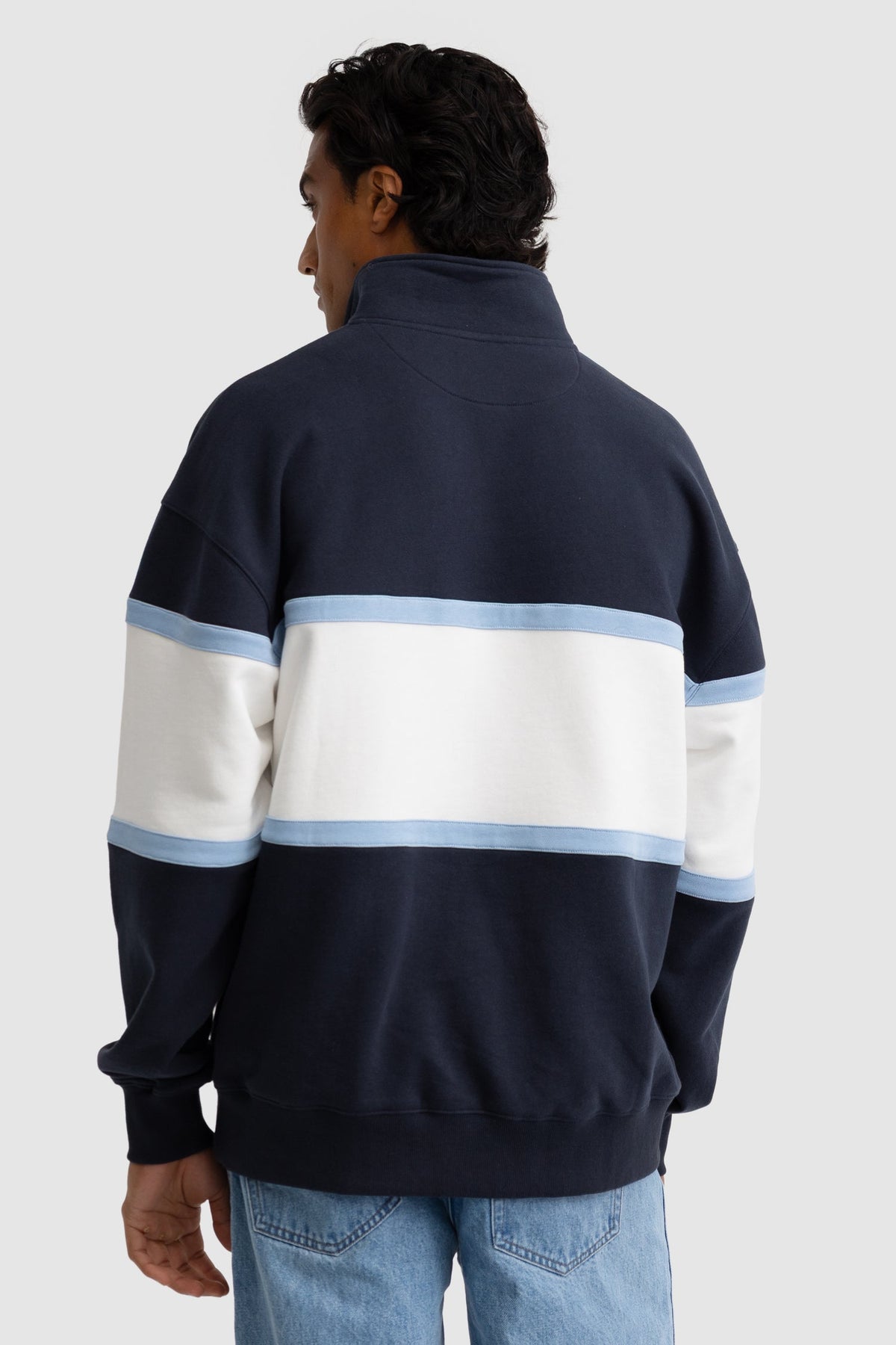 ORTC - Heritage Panel Quarter Zip - Navy