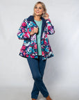 EQUINOX - Reversible Hooded Jacket - Pink/Navy