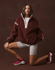 CARTEL & WILLOW - Margot Pullover - Mulberry