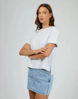 ALL ABOUT EVE - AAE WASHED TEE SNOW MARLE
