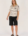 ELLIS AND DEWEY - BOXY SHIRT - SAND SHELL