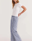 STAPLE THE LABEL-   Jude Knit Tee. Creamy White