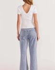 STAPLE THE LABEL-   Jude Knit Tee. Creamy White