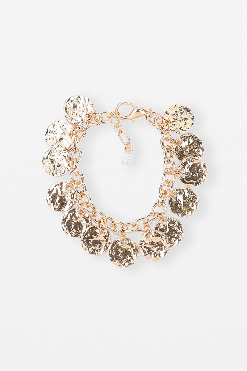 STELLA AND GEMMA - Bracelet Medallion.  Gold