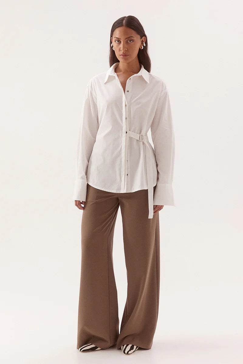 SOVERE - Blume Shirt - Chalk