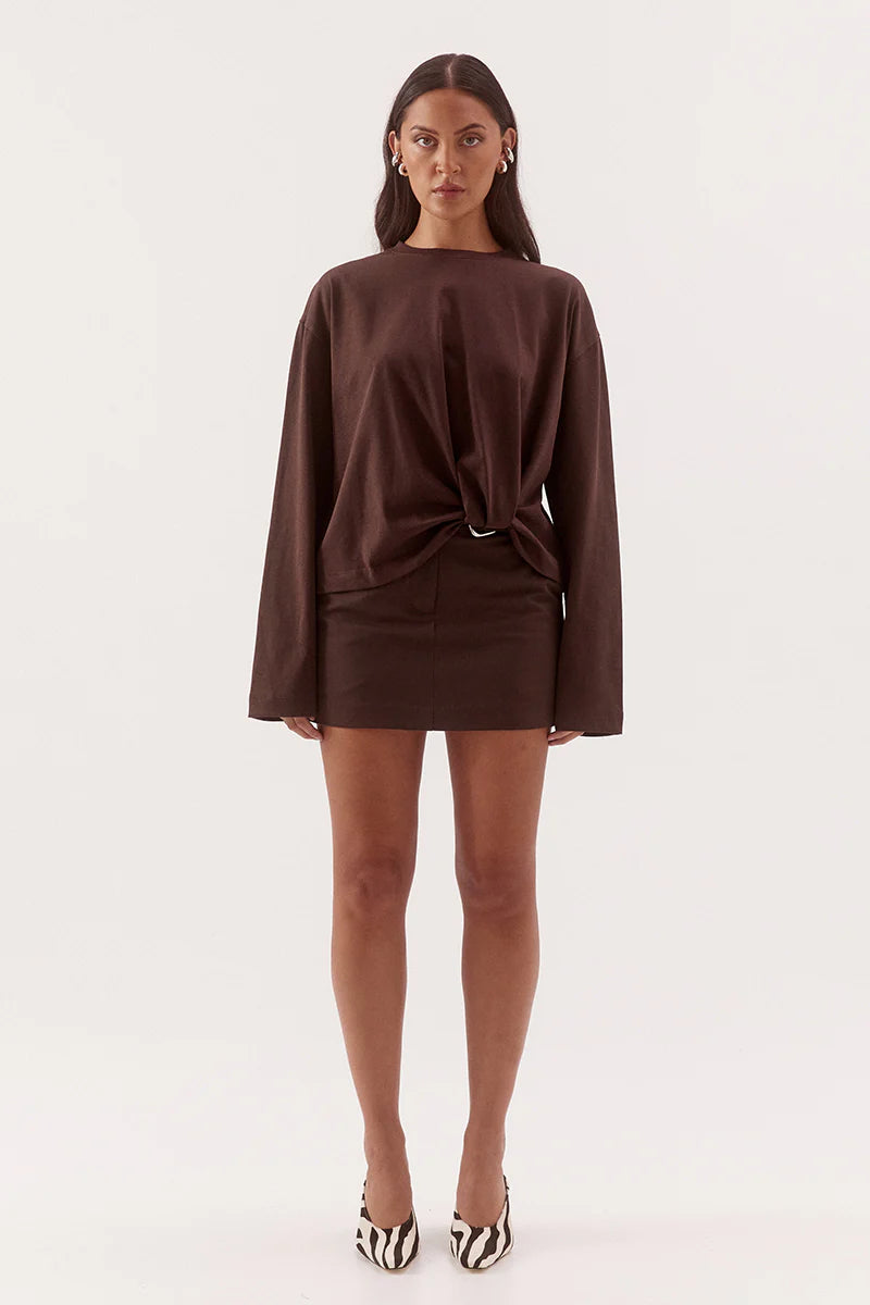 SOVERE - Izel Longsleeve - Espresso