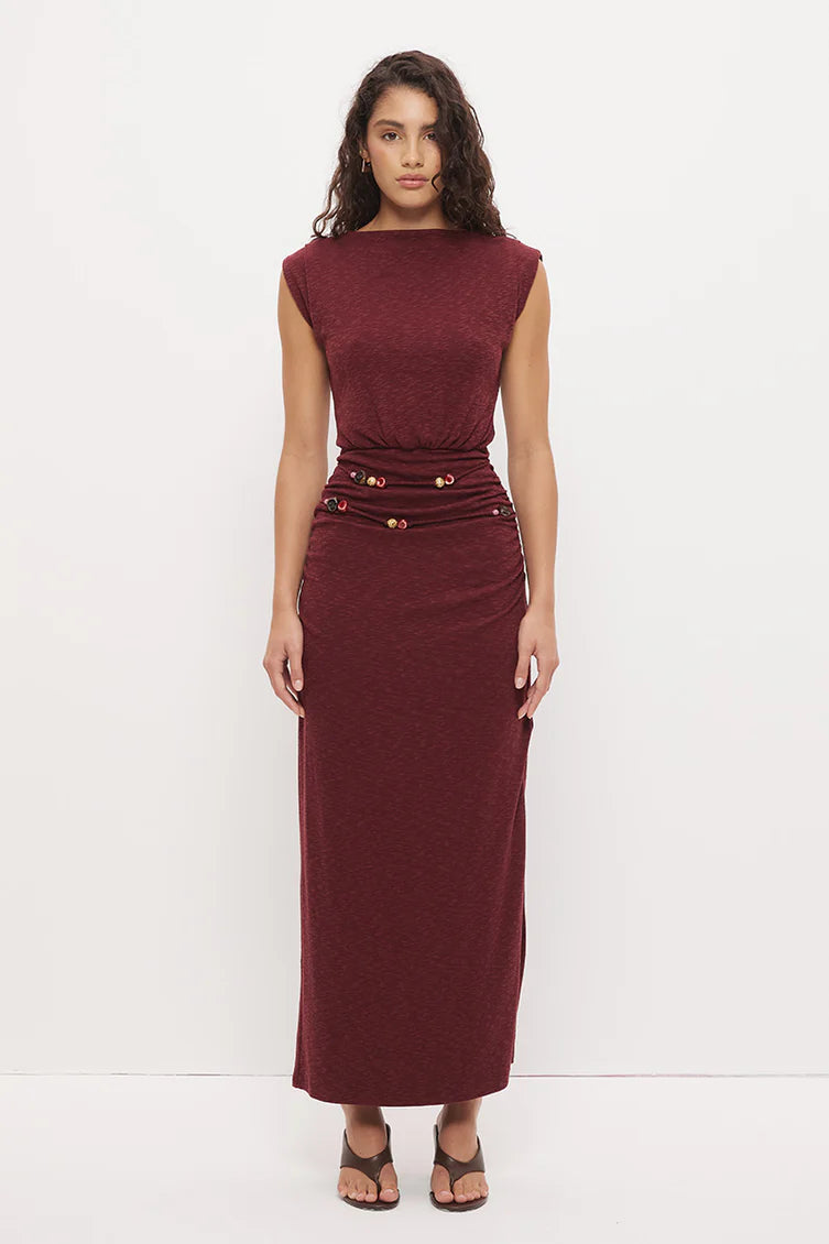 MON RENN -  Hadley Dress - Sangria