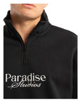 NOMADIC PARADISE - Wildlines 1/4 Zip Thru Sweater