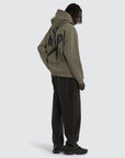 KISS CHACEY - Nailed Relaxed Hoodie Khaki
