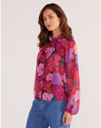 MINK PINK-   Lexie Long Sleeve Blouse
