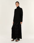 STAPLE THE LABEL - Sabine Roll Neck Jumper - Black