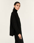 STAPLE THE LABEL - Sabine Roll Neck Jumper - Black