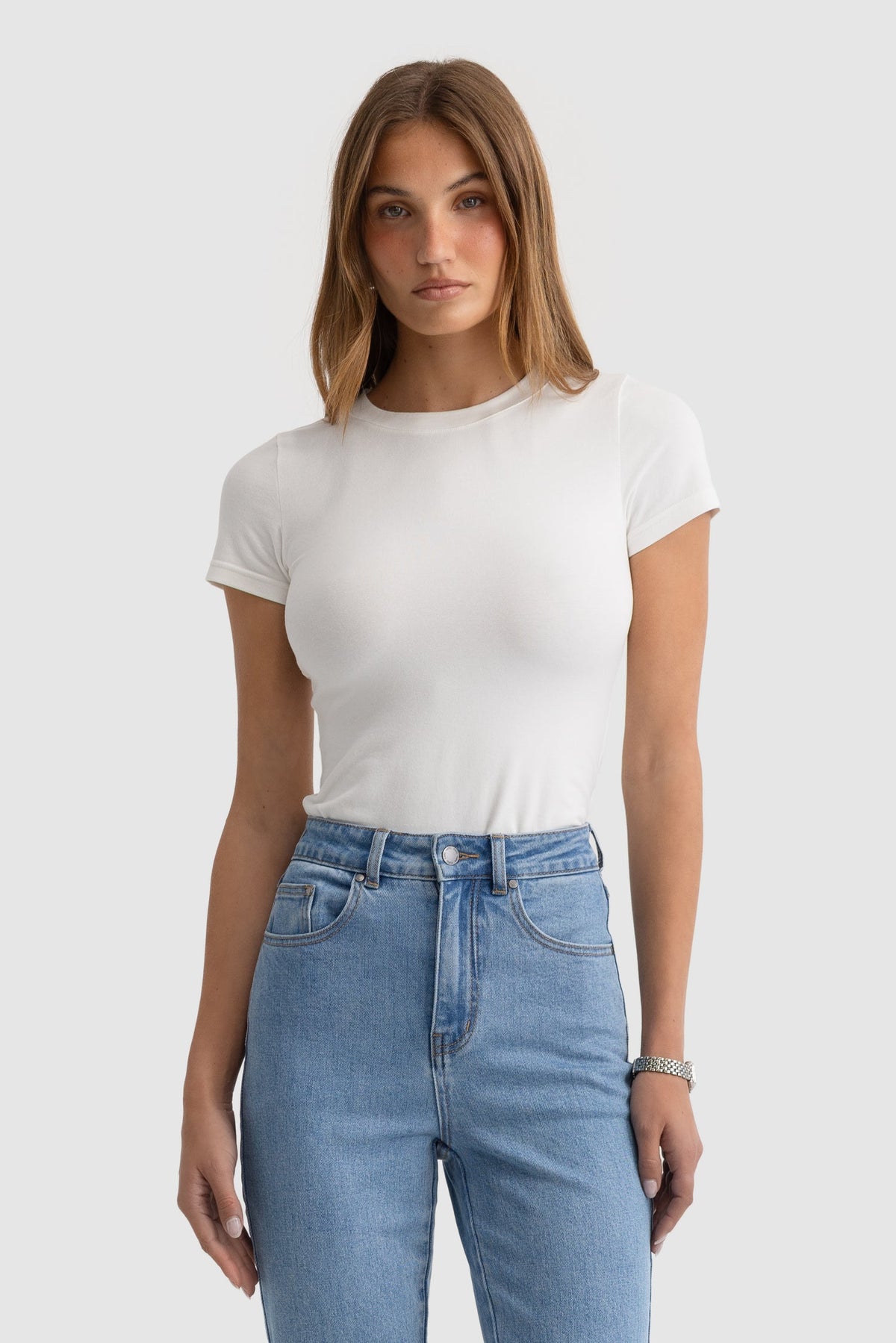 ORTC - Evie Fitted T- Shirt - White