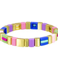 TIGER TREE - Blue Candy Crush Tile Bracelet