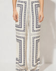MON RENN - Serafina Pant Cream Base Navy