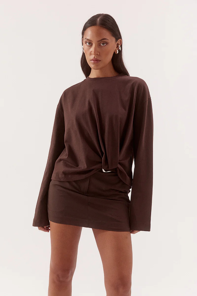 SOVERE - Izel Longsleeve - Espresso