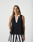 GOONDIWINDI COTTON -  Thick Stripe Shorts.  Navy and White