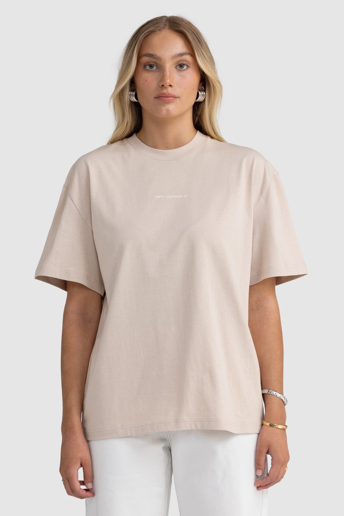 ORTC - Oversized Logo T-Shirt - Bone